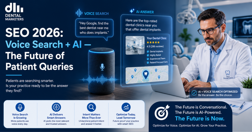SEO 2026: Voice Search + AI — The Future of Patient Queries