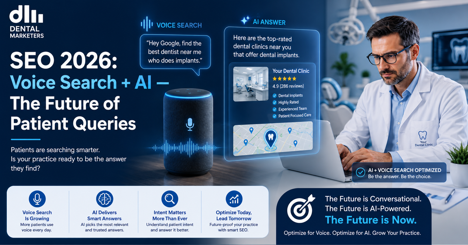 SEO 2026: Voice Search + AI — The Future of Patient Queries